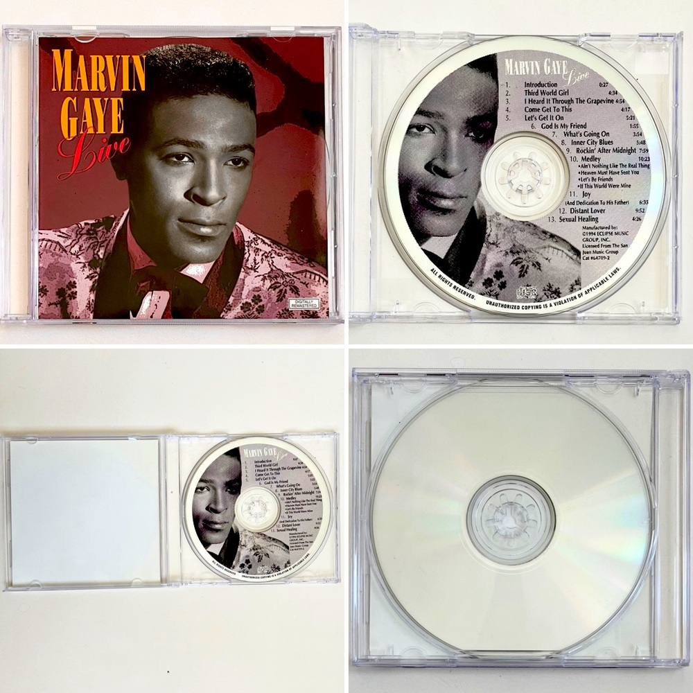 Marvin Gaye, Live ,Audio CD, Pre-owned, 2003, Motown